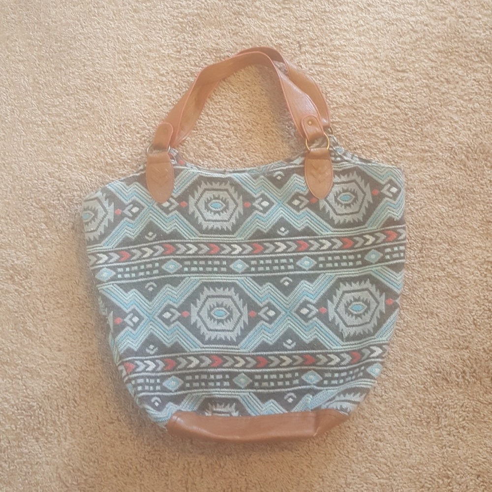 Colorful American Eagle tote